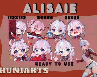 Final Fantasy Online XIV - Alisaie Emote Set Anime Emotes, Discord/Twitch/Youtube Emotes