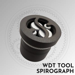 Spirographic WDT Tool - Smooth and Silent Planetary Espresso Distribution Tool - Magnetic & Height Adjustable - 10 Spare Needles Included