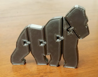 3d Printed Articulated Gorilla Fidget Toy