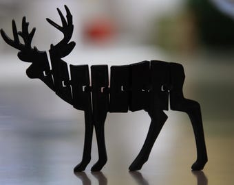 3d Printed Articulated Deer Fidget Toy
