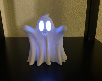 3d Printed Haunting Ghost Decoration (Light Up!)