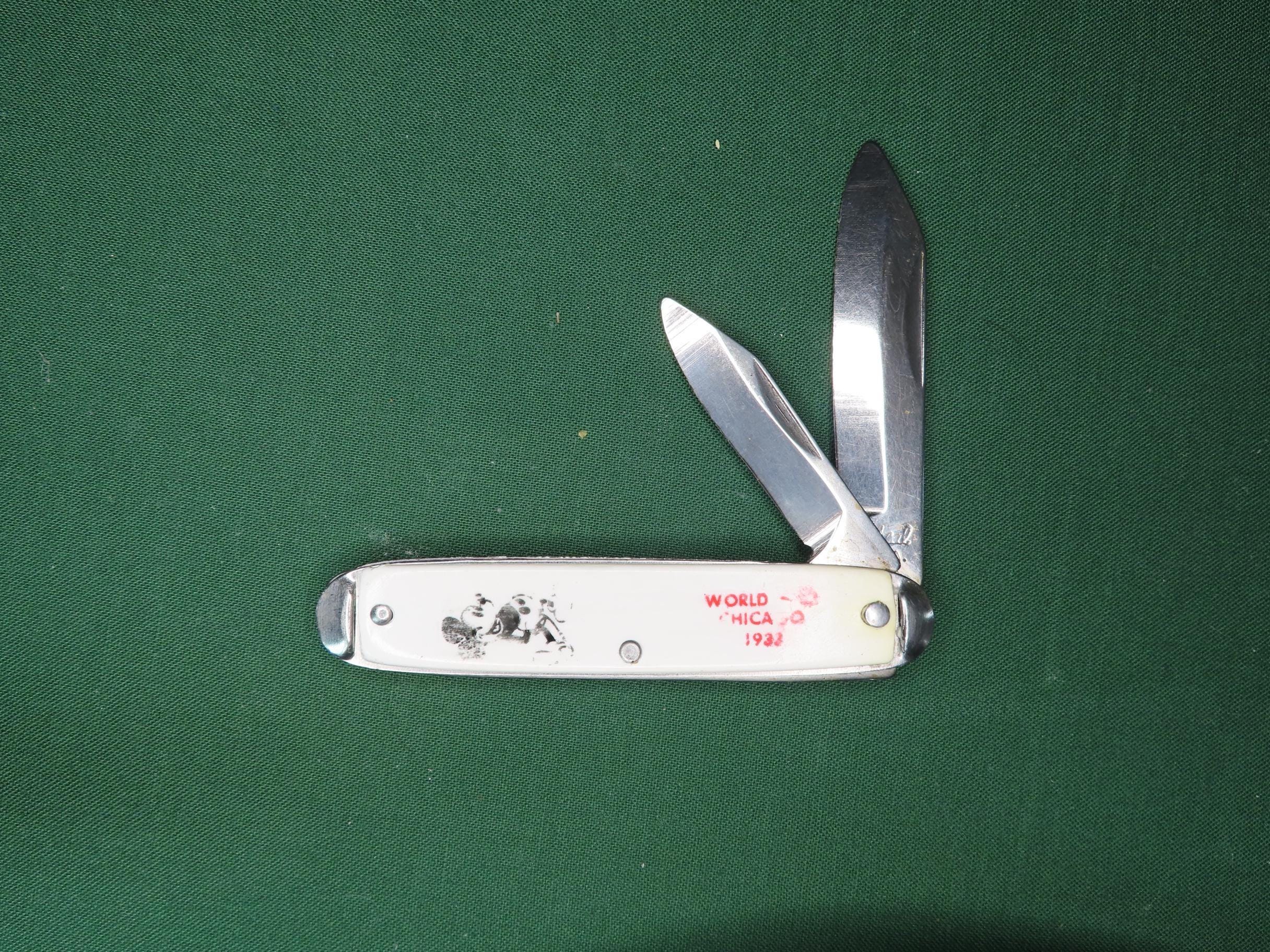 Mickey Mouse Pocket Knife - Etsy