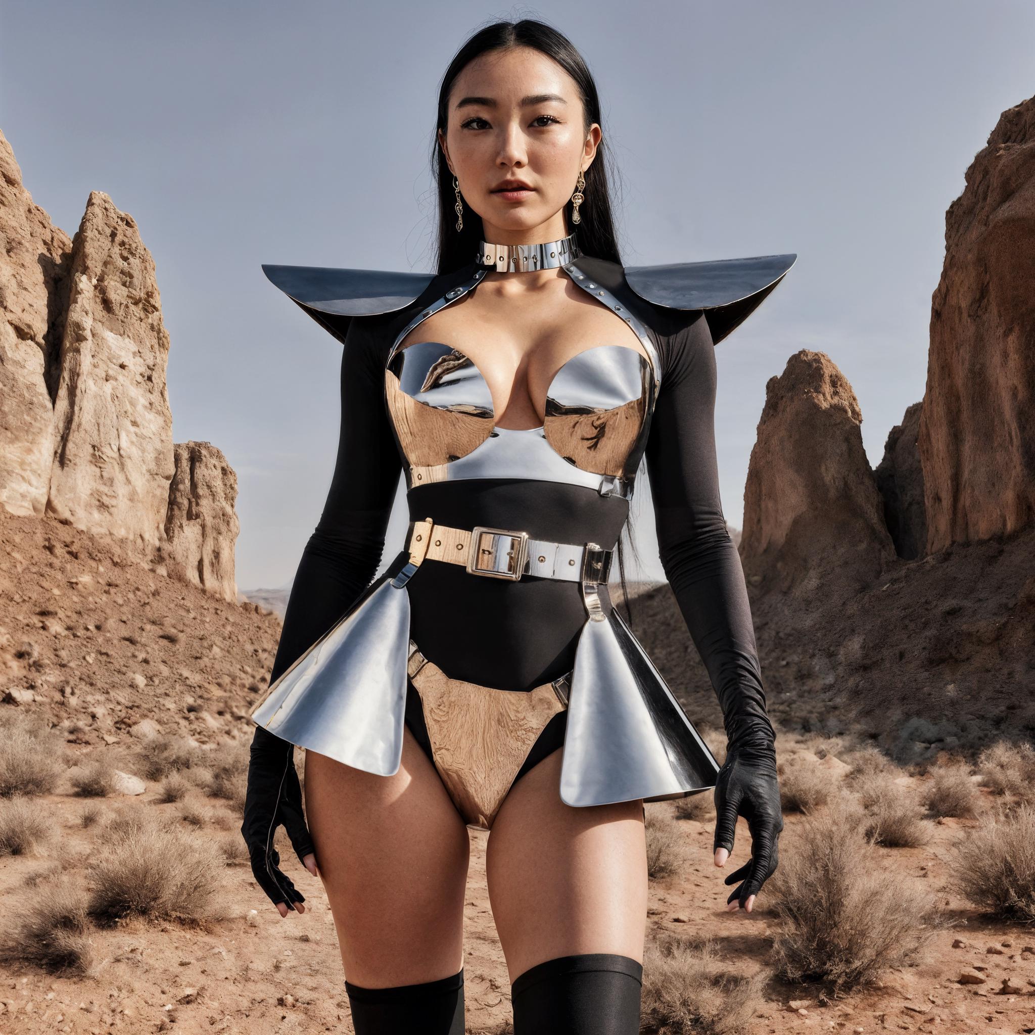 Cosmic Festival Outfit with Top Shoulders Skirt Panties, Silver Metallic Wear, Female Rave Armor, Burning man Clothing Accessories