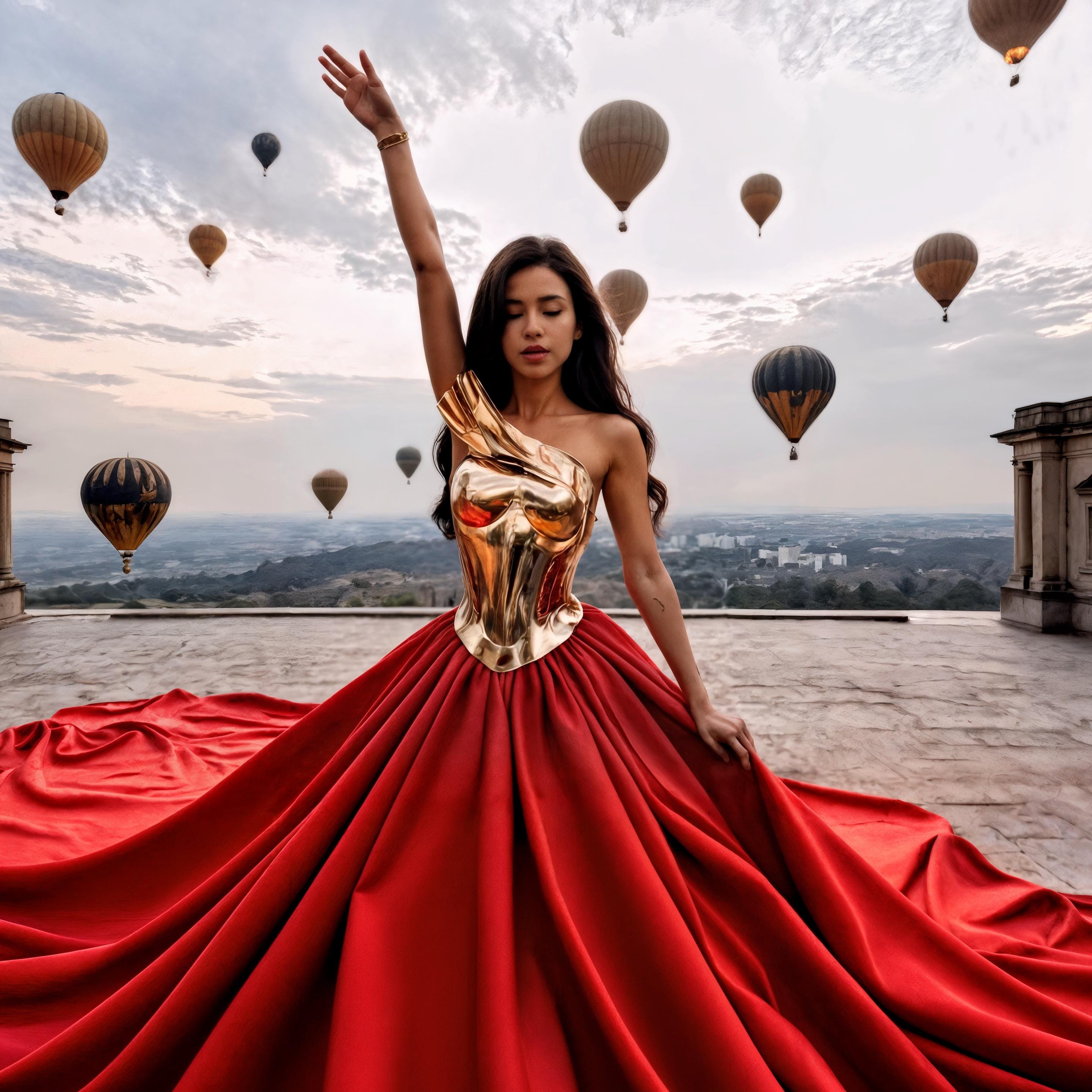 gold breastplate dress Sculpted Body Top – Metallic Bustier, Mirrored Acrylic Female Armor, Asymmetrical Fashion Corset, Women's Golden Corset 11.29.25