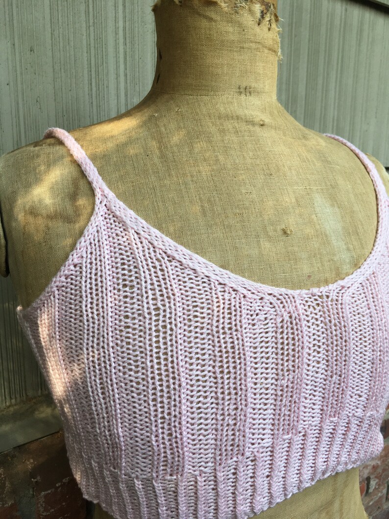 Ready to ship Blush colored bralette Lounge wear. 100/% cotton Yoga bra Size M