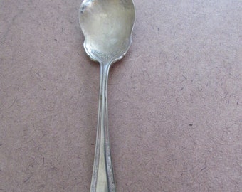 Clinton silverplate Rogers Citrus Fruit Grapefruit Spoon S