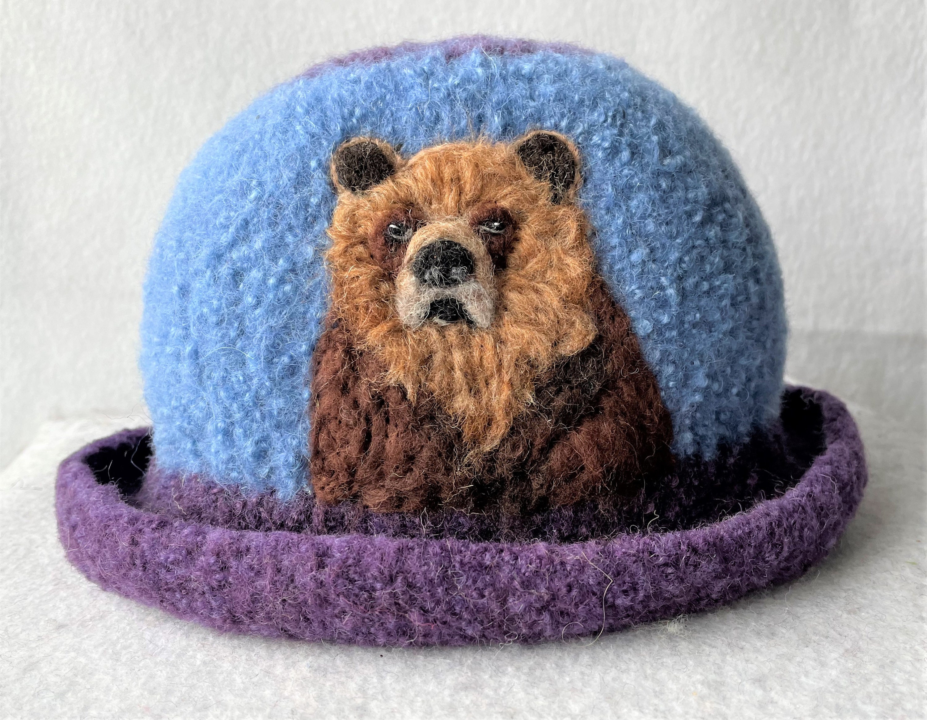 Needle Felted Felting project Animals Brown Bear Cute Craft – Feltify