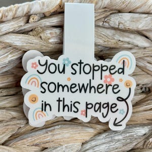 Page Stopper Magnetic Bookmark