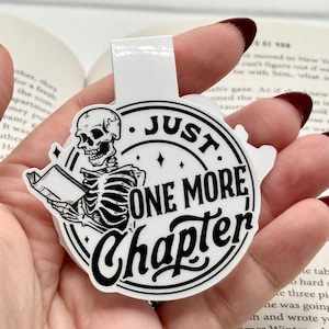 Just One More Chapter Magnetic Bookmark