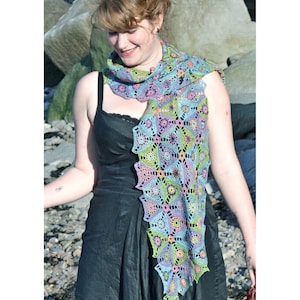 Plankton Crochet Scarf PDF Pattern