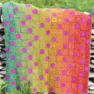 Countisbury Hill Crochet Afghan/Decke - PDF HÄKELANLEITUNG