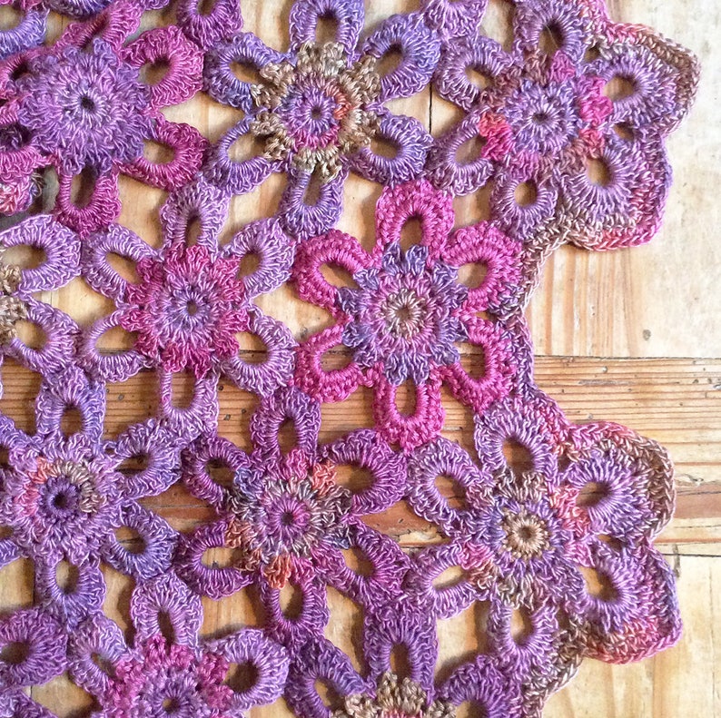Marsh Violet Crochet Blanket  PDF CROCHET PATTERN image 1