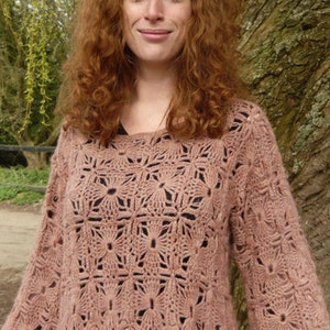 Dulcie Crochet Sweater PDF Pattern image 4