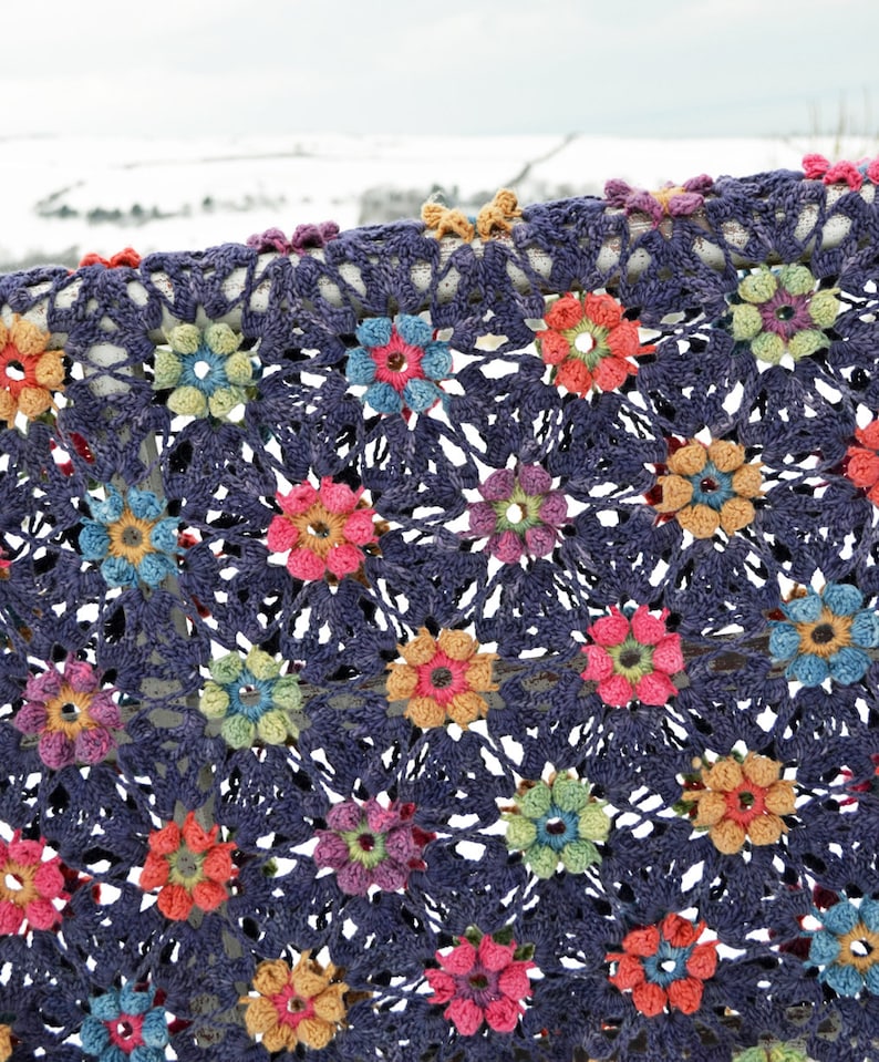 Ermintrude Crochet Blanket  PDF CROCHET PATTERN image 0