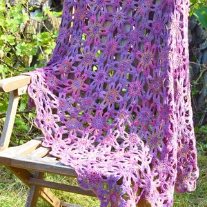 Marsh Violet Crochet Blanket - PDF CROCHET PATTERN