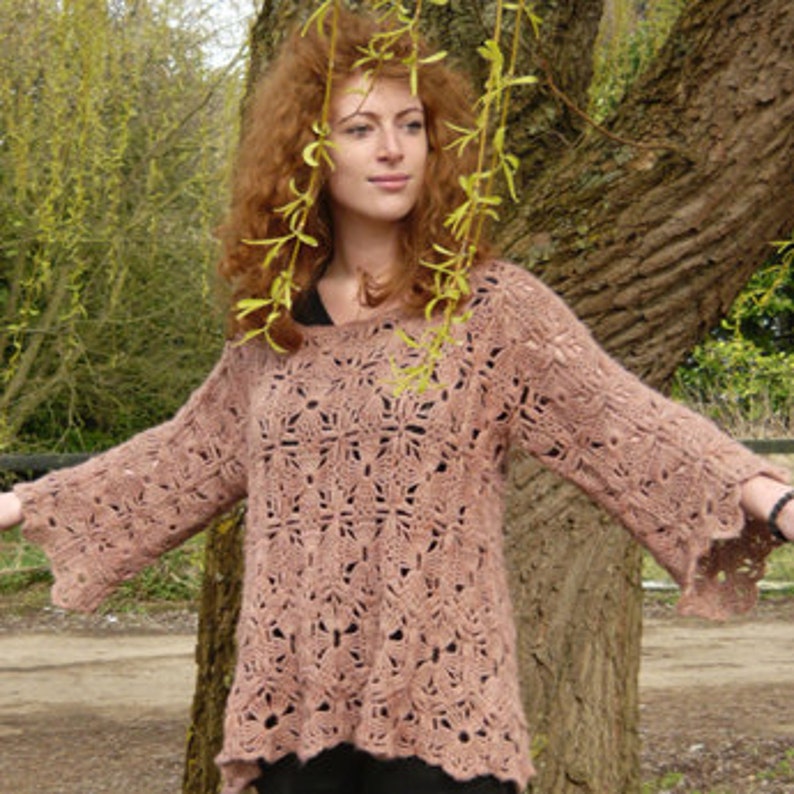 Dulcie Crochet Sweater PDF Pattern image 3