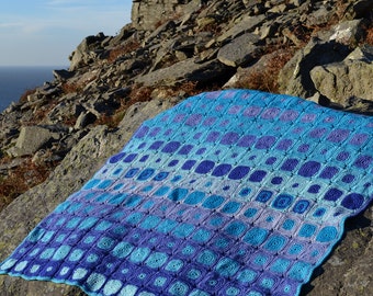 Severn Sea Crochet Afghan/Blanket  - PDF CROCHET PATTERN