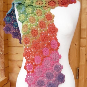 IRIS Crochet Scarf PDF Pattern
