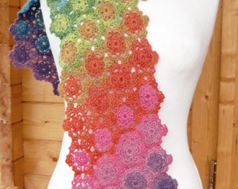 IRIS Crochet Scarf PDF Pattern