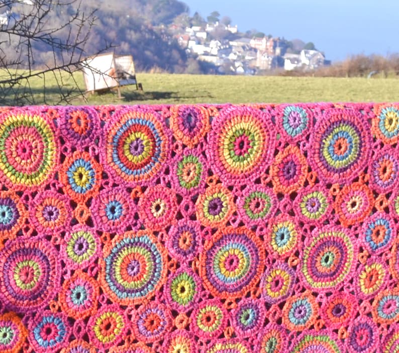 Kissing Circles Crochet Afghan/Blanket  PDF CROCHET PATTERN image 4