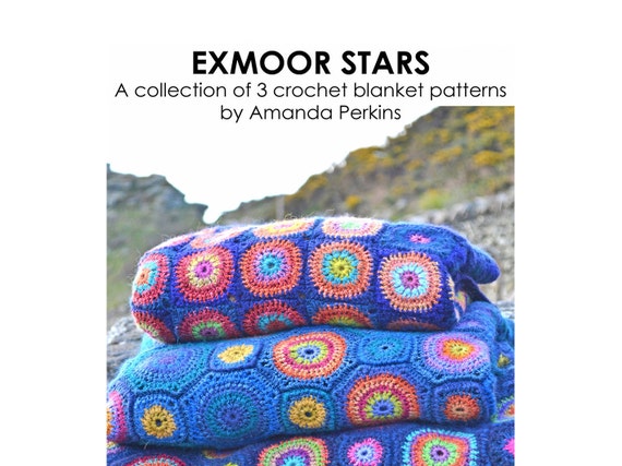 Exmoor Stars Crochet Blanket Pattern Book PDF Crochet E-book 