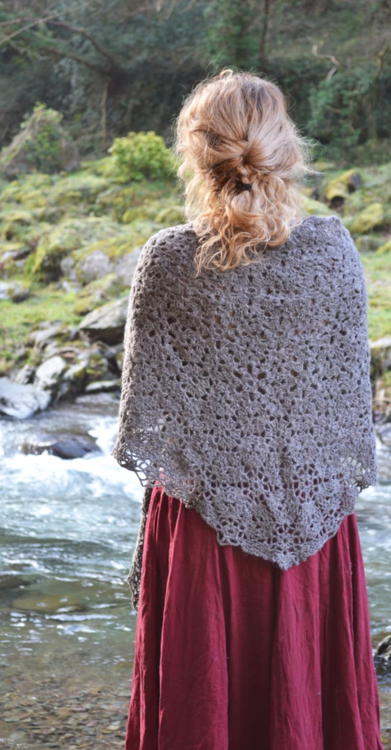 LORNA DOONE Crochet  Shawl PDF Pattern image 4