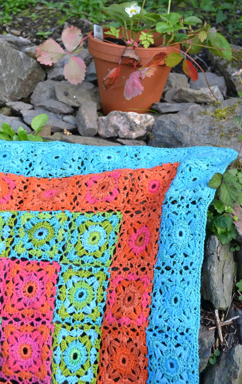 Queenies Square   Crochet Afghan/Blanket   PDF CROCHET image 2