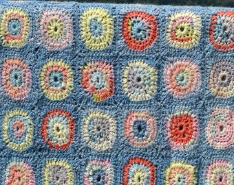 Circles Crochet Afghan/Blanket  - PDF CROCHET PATTERN