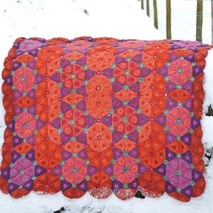 Florence Crochet Blanket - PDF Crochet Blanket Pattern
