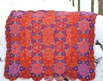 Florence Crochet Blanket - PDF Crochet Blanket Pattern