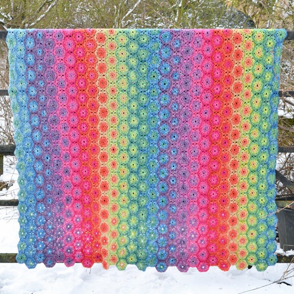Rita Crochet Blanket - PDF Crochet Pattern