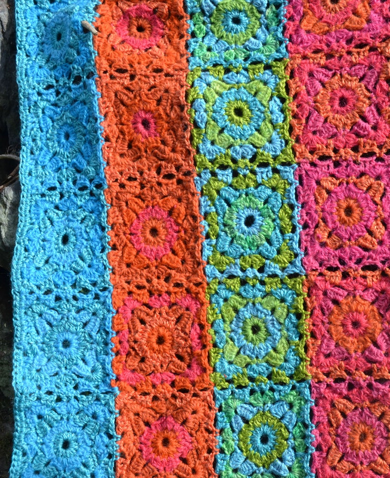 Queenies Square   Crochet Afghan/Blanket   PDF CROCHET image 5