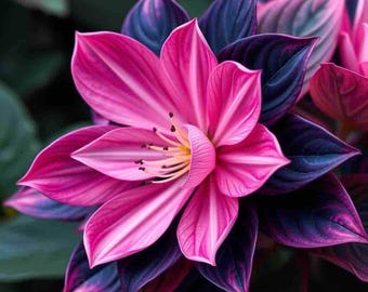 20 Midnight Valentine Camilla Flower Balsam Seeds Beautiful