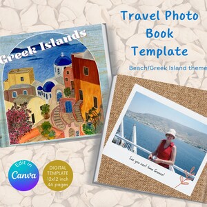 Summer Holidays Photo Book Template | Canva, Family Vacation (Digital Download)