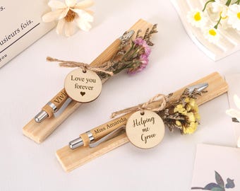 Personalized Ballpoint Pen with Name: Thank You Gifts, Gift for Educator & Teacher, Bridesmaid Gifts