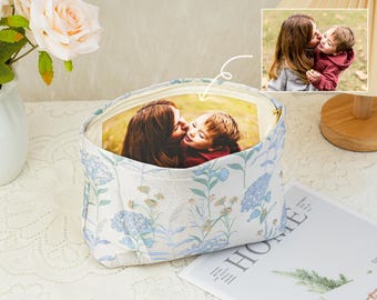 Personalized Photo Lining Purse: Handmade Keepsake Gift for Mom