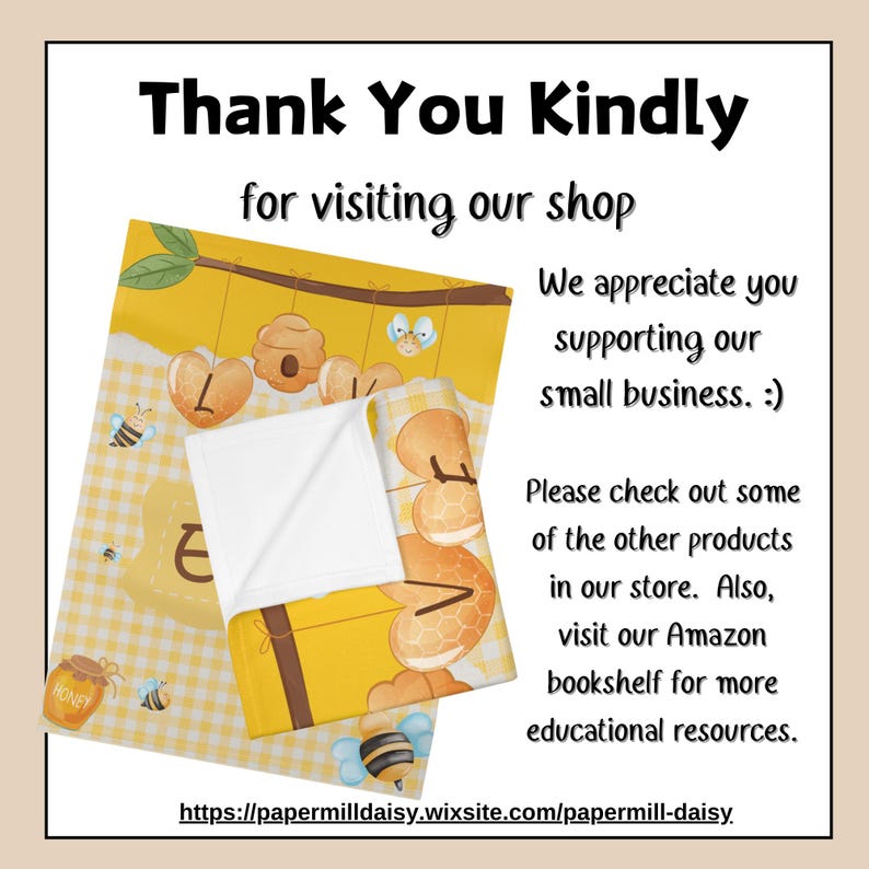 Personalized Cute Bees and Hive Soft Baby Blanket, Baby Shower Gift