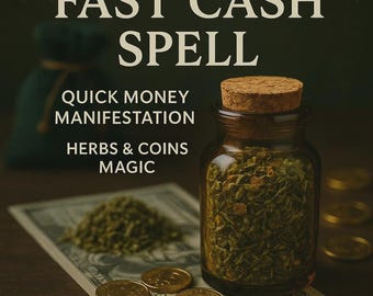 Fast Cash Spell | Quick Money Manifestation - Herbs & Coins Magic - Immediate Results