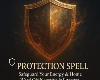 Protection Spell | Safeguard Your Energy & Home - Ward Off Negative Influences - 72hr Delivery - Guaranteed