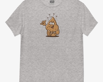 Crappy T-Shirt: Funny Poop Emoji Graphic Tee