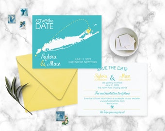 Long Island New York – Save the Date – North Fork Destination Wedding – Wedding Save the Dates