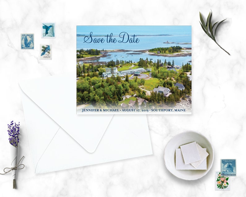 Réservez vos dates pour un mariage dans le Maine Maine Newagen Seaside Inn, Southport Maine Carte du Maine, réservez vos dates image 4
