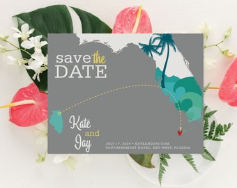 Key West Florida – Save the Date – Destination Wedding – Wedding Save the Dates