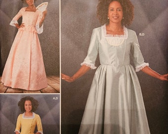 Mccalls 4090 Misses Renaissance Skirts Gathered, Flared, Back Lacing ...