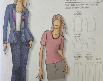 Butterick B5053 Womens Woven Suit Separates | Jacket, Blouse, Pants | Sewing Pattern, by Connie Crawford, sizes XXL-1X-2X-3X-4X-5X-6X -UNCUT