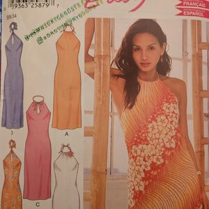 New Look 6184 Misses Knit Halter Dress | Close-fitting, A-line Skirt,  Sundress, Pullover, Summer | Easy Sewing Pattern, Sizes 6-16 - UNCUT - Etsy
