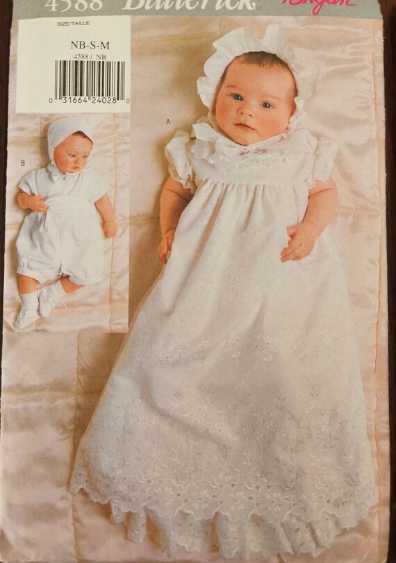 Simplicity Sewing Pattern 8024, Christening Gowns, Rompers, Bonnets, Slip,  Infant Sizes Xxs XS S M, DIY Heirloom Baby Shower Gifts, UNCUT - Etsy