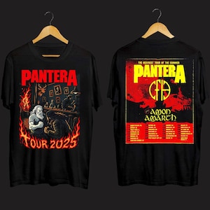 Pantera Band T-Shirt | Vintage Heavy Metal Tee | Dimebag Darrell Concert Shirt