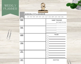 Get Organized WEEKLY PLANNER download