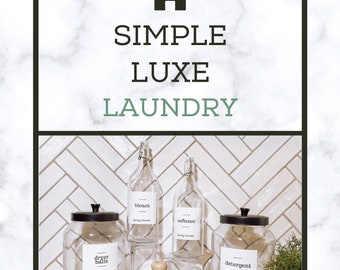 Simple Luxe Laundry Organization Kit